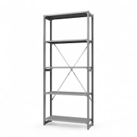 Стеллаж металлический ТСУ Универсал, 2500x760x400 мм. Полки: метал. усил. 5 шт.