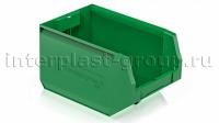 Складской лоток/контейнер для зап. частей, крепежей, зеленый, 350x225x200 мм