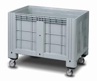 Контейнер iBox сплошной на колесах, 1200x800x800 мм