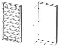 Щит линейный 0,3х1,5м профиль 2,5 мм