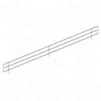 Ограждение проволочное фронтальное торгового стеллажа 665 мм