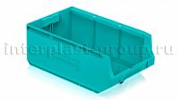 Складской лоток/контейнер для зап. частей, крепежей, бирюзовый, 500x300x200 мм