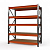 Стеллаж металлический Оптима, 2500x1250x785 мм. Полки: 5 шт. фанера